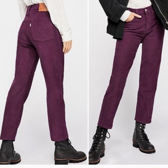 wedgie fit straight corduroy pants